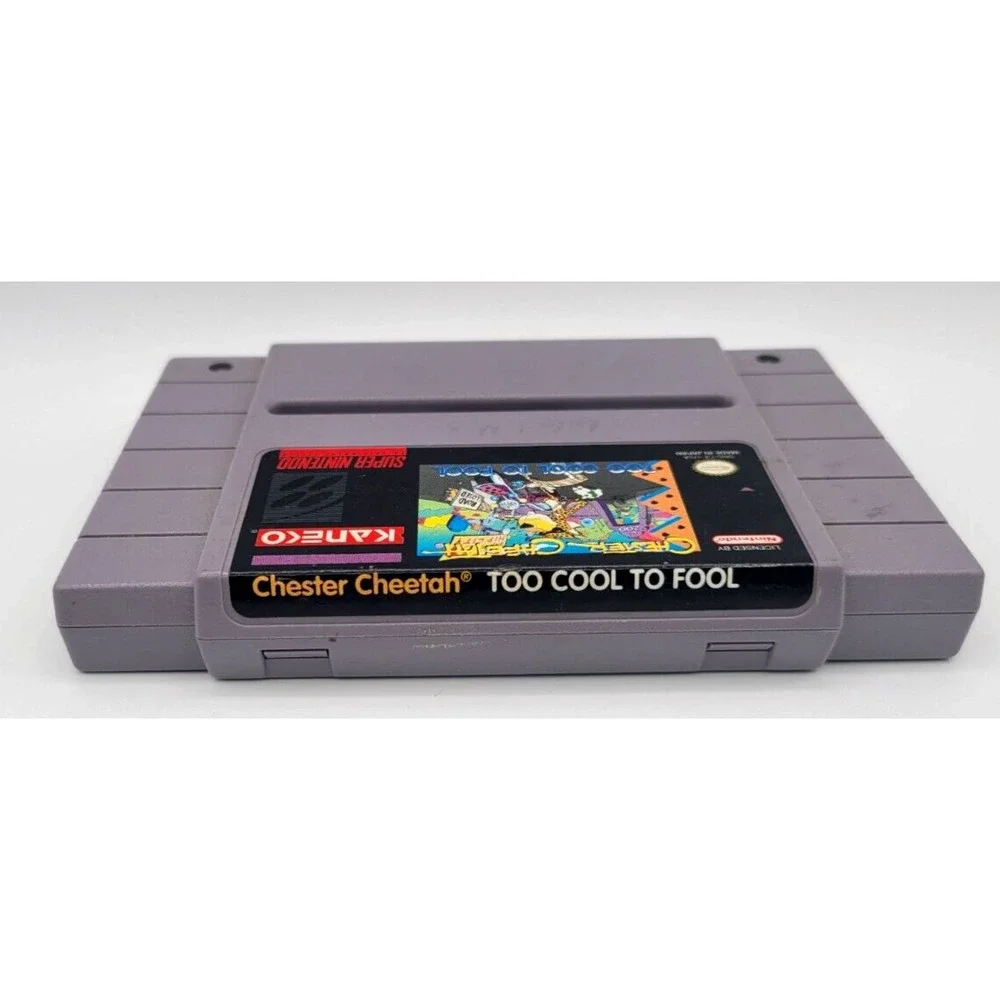 CHESTER CHEETAH TOO COOL TO FOOL SNES GAME‎  SUPER NINTENDO GAME